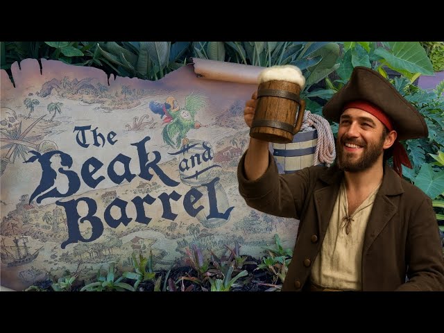 NEW Beak and Barrel Pirate Tavern at Disney’s Magic Kingdom 4K