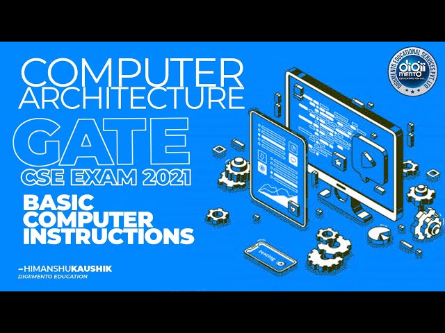 #16 GATE CSE 2021 | Computer Architecture | Basic Computer Instructions