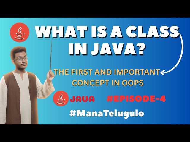 Java Class in Detail: From Syntax to Stack & Heap (Complete Guide in Telugu)