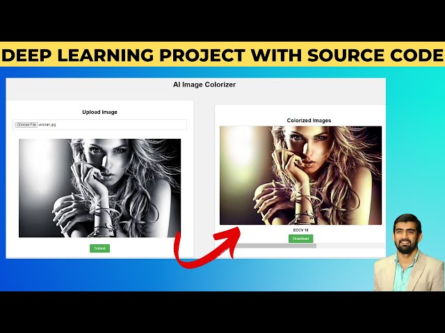 Image Colorization | Using Deep learning | CNN | Complete Project With Source Code