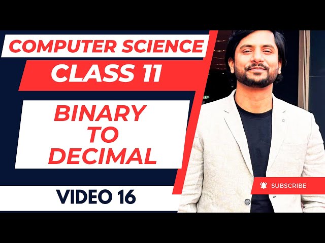 💻 Binary to Decimal Conversion | Class 11 Computer Science | Easy Trick with Examples | CodeItUp