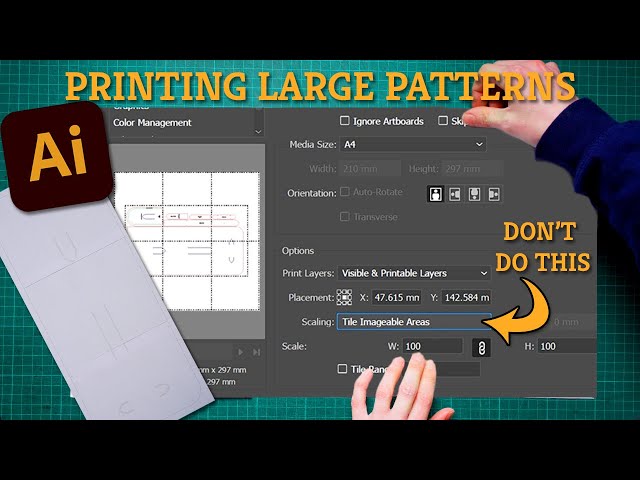 Printing Large Patterns Made Easy | Adobe Illustrator