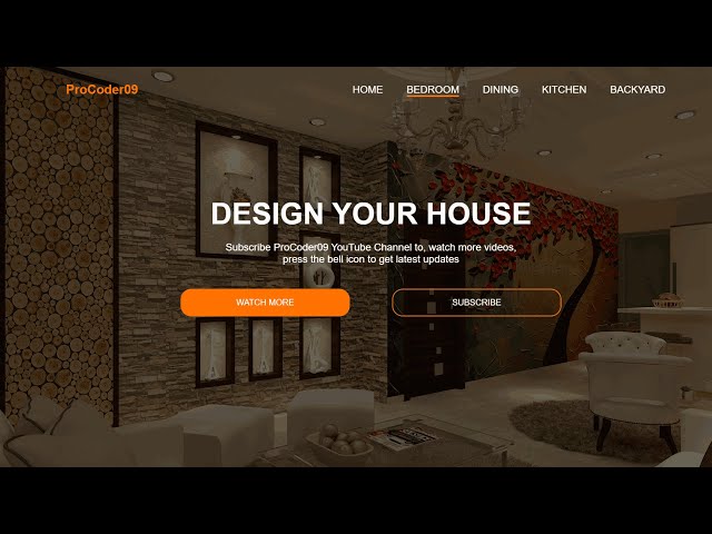 Design a simple website using html and css | Website Design html css