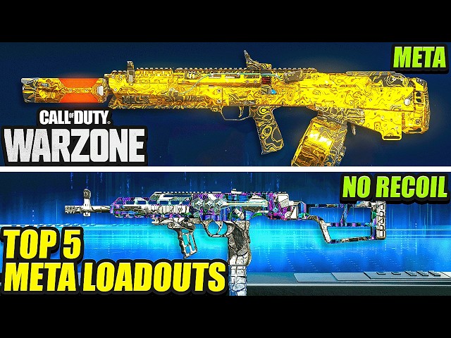 NEW TOP 5 *BROKEN* META LOADOUTS After UPDATE in BO7 WARZONE! (BO7 Warzone Best Loadouts)