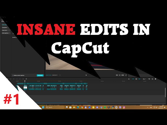 How to make simple transition in CapCut PC