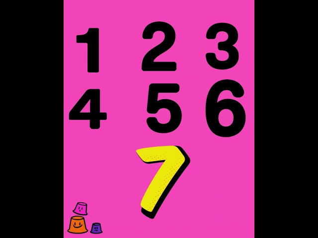 Number 7- Learn to Count - Numbers from 1 to 10