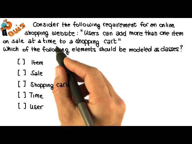 Modeling Classes Quiz - Georgia Tech - Software Development Process