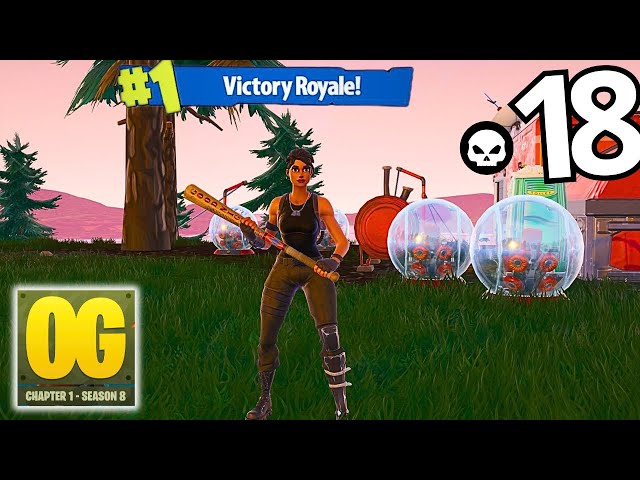18 Kills 💀 Fortnite Og Season 8 Solo Zerobuild Gameplay | Ps5 120fps