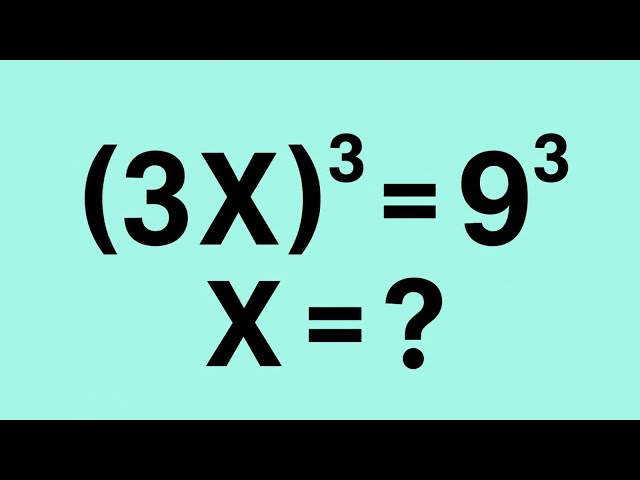 Indian | Exponential Problem | Can you solve this for X ??