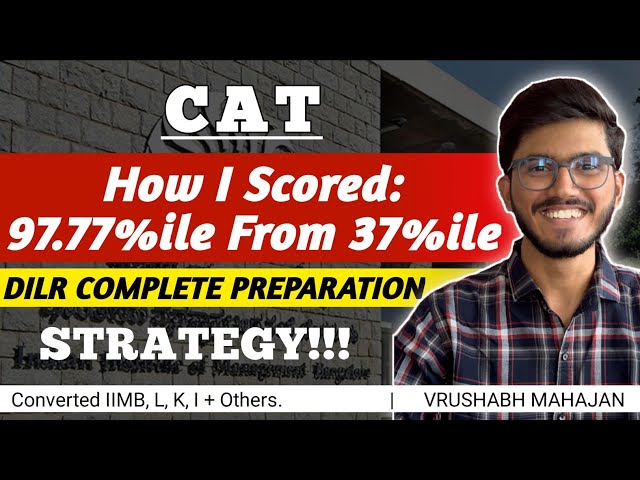 How to Prepare DILR for CAT 2025 | DILR CAT Preparation ➤Strategy And Tricks | DILR/LRDI | MBA CAT |