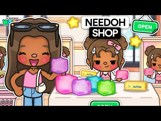 STORM ABRIÓ SU PROPIA TIENDA DE NEEDOH ⭐ (EP 25) | Juego de rol familiar de Toca Life World 🌍