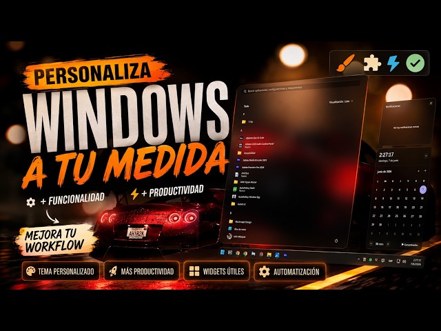 Cómo mejorar el aspecto de Windows 11 sin perder rendimiento