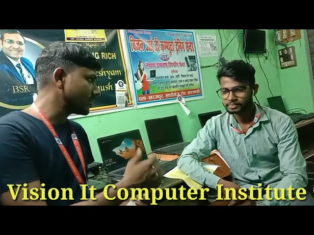 Ab job ke liye bhatakana nahi padega #vision it Computer Institute#