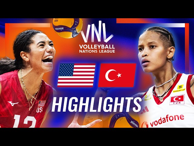 USA 🇺🇸 vs. Türkiye 🇹🇷 - Highlights | Week 3 | Women's VNL 2026