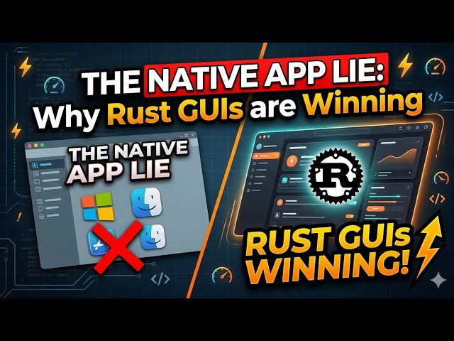 The Native App Lie: Why Rust GUIs are Winning