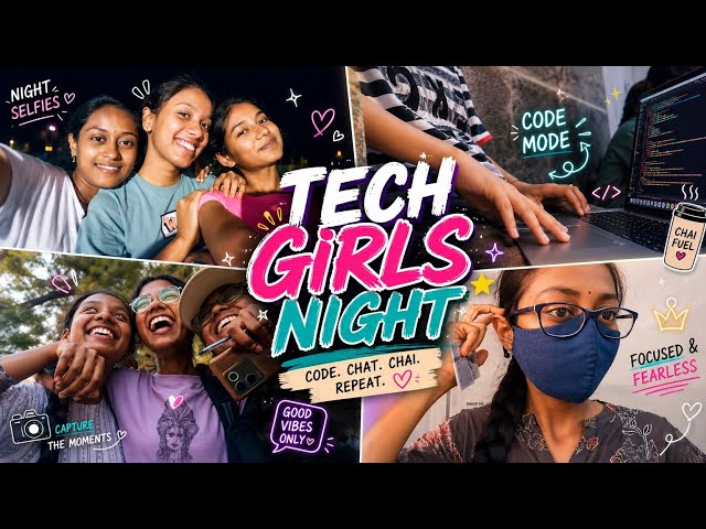 We Met. We Coded. We Roasted Each Other. Peak Girls Night. 💅🤣#GirlsWhoCode #BrownGirlsTech #girls