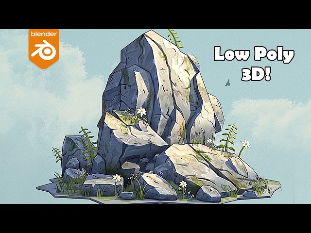 Beginners Guide to a Low Poly Stylized Scene in Blender