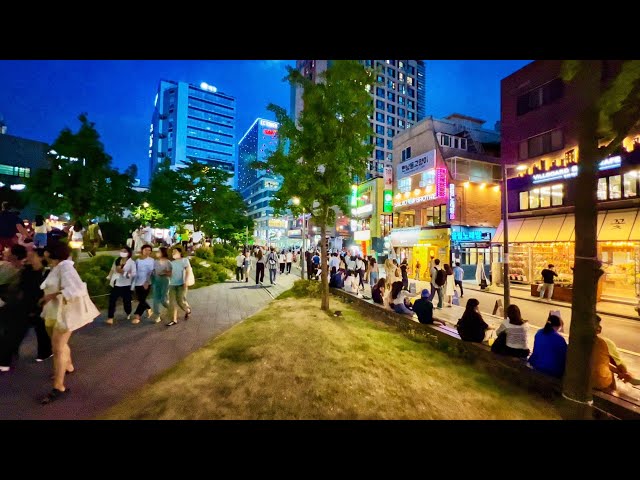 [4K SEOUL] 점점 더 상권이 커지는 중인 대표 핫플레이스 연남동의 주말 풍경 | Weekend view of most popular place Yeonnam-dong