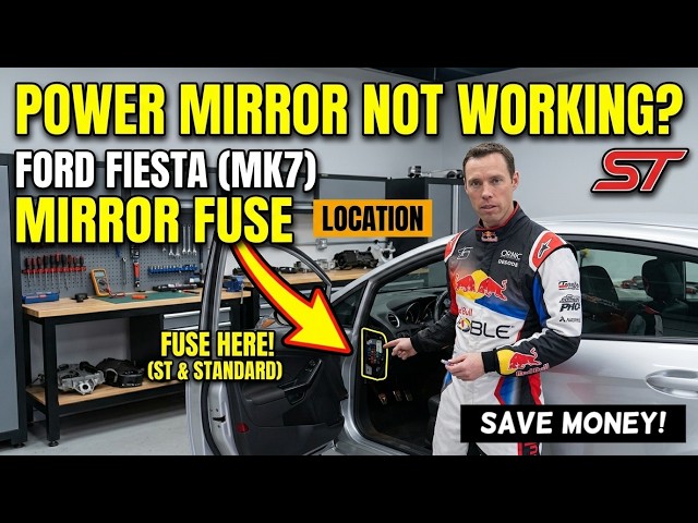 FORD FIESTA Power Mirror Not Working? Ford Fiesta (MK7) Mirror Fuse Location ST