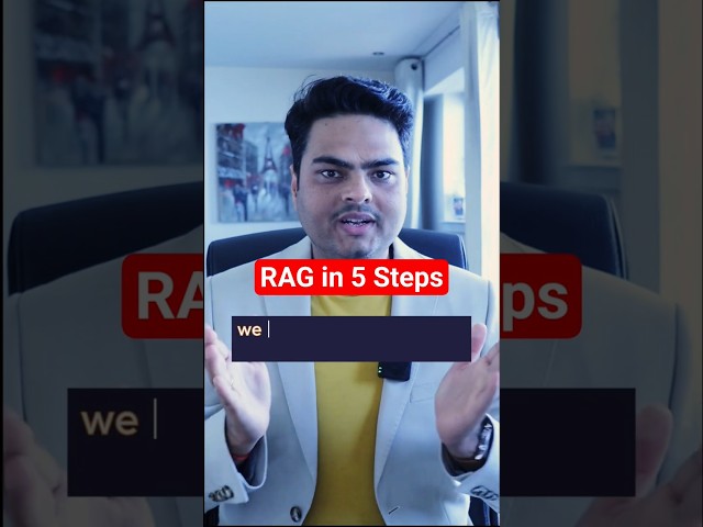 RAG in 5 steps. #rag #ai #llm #startup