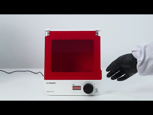RAYSHAPE Edge mini Post-Processing: Model Washing & UV Post-Curing Guide