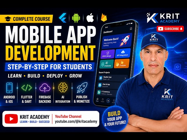 Complete Mobile Application Development Course, A  From Beginner to Professional Using AI