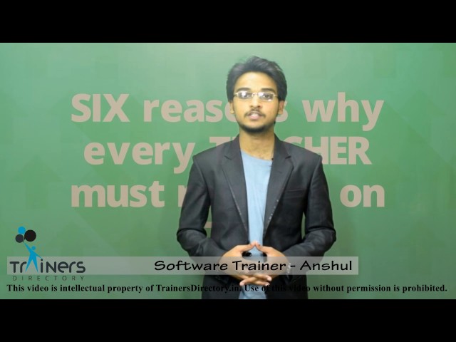 Software Trainer- Anshul @ TD