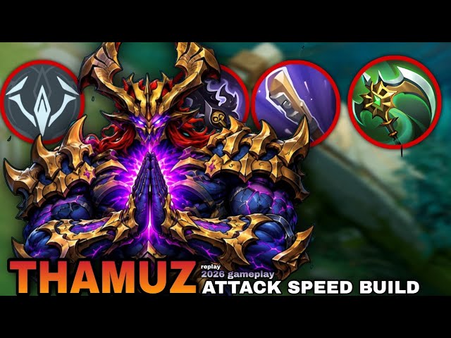 1x MANIAC!! THAMUZ FULL ATTACK SPEED BUILD 💀 UNSTOPPABLE DAMAGE