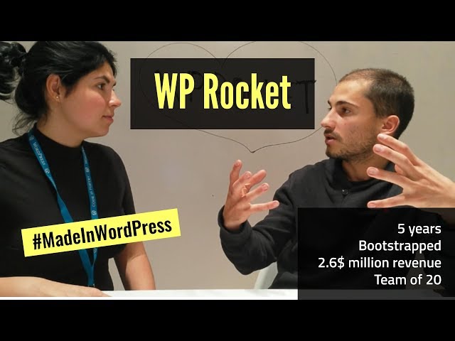 WP Rocket: from $0 to $2.6 million in 5 years | Made In WordPress #1