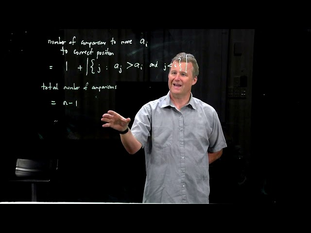 AofA Lecture 7: Insertion Sort