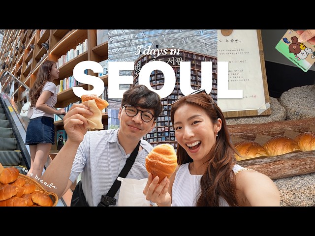 3 days in Korea | salt bread comparisons, Kev gets a makeover & shopping