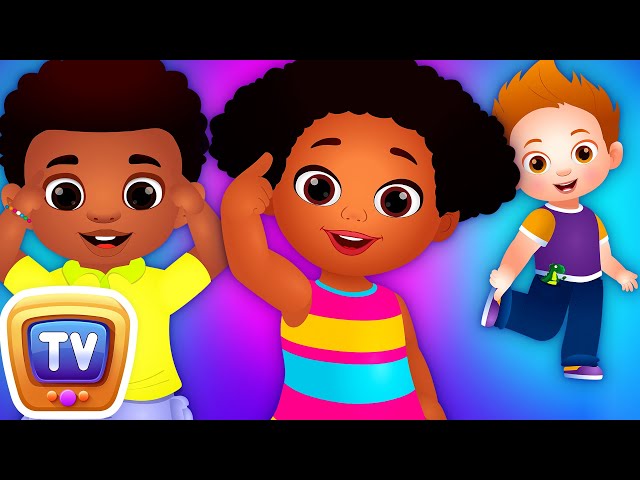 Head, Shoulders, Knees and Toes Kids Exercise Song - ChuChu TV Funzone Nursery Rhymes for Toddlers
