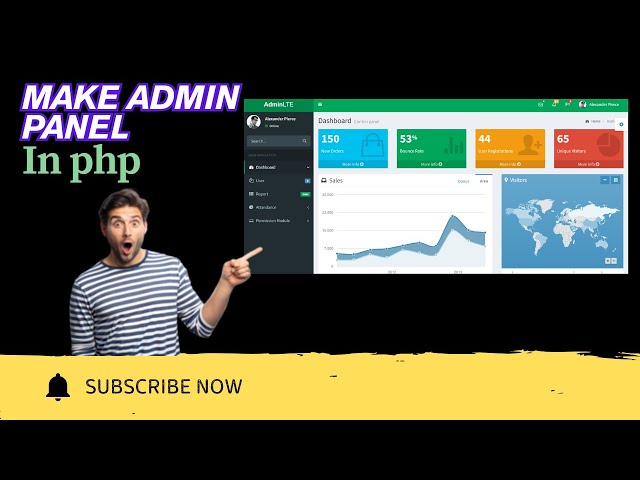 How to Create an Admin Panel in PHP with MySQL | Full Tutorial for Beginners