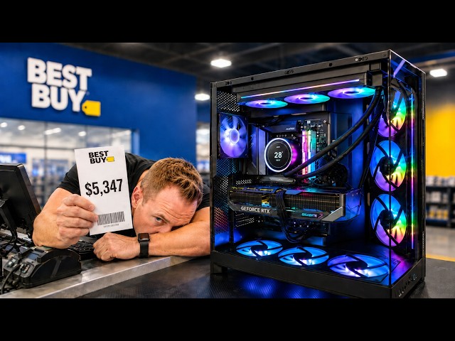 I Built a MAXED Out Best Buy Gaming PC!
