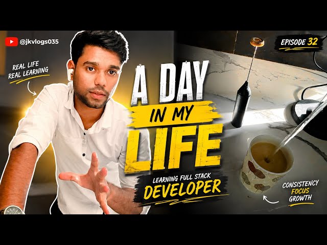 A Day in My Life as a Full Stack Developer 💻☕ | Learning, Coding & Self Growth