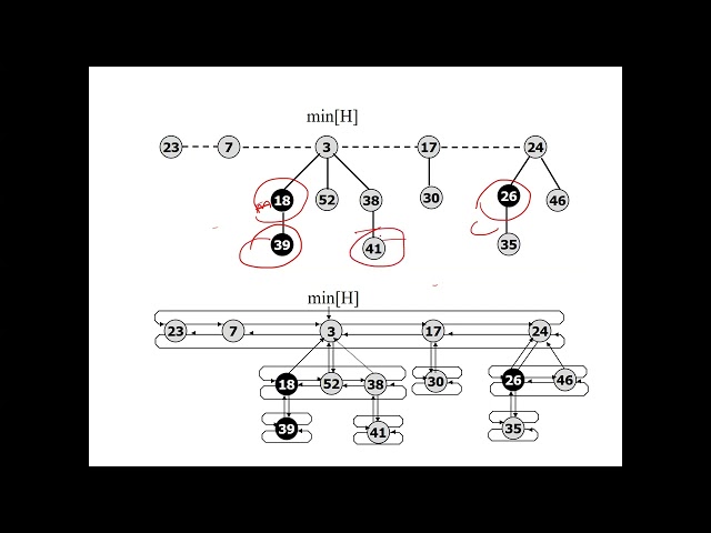 Fibonacci heaps