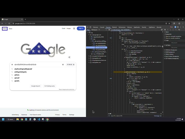 Demonstration of QWeb bug, XHR Monitor script