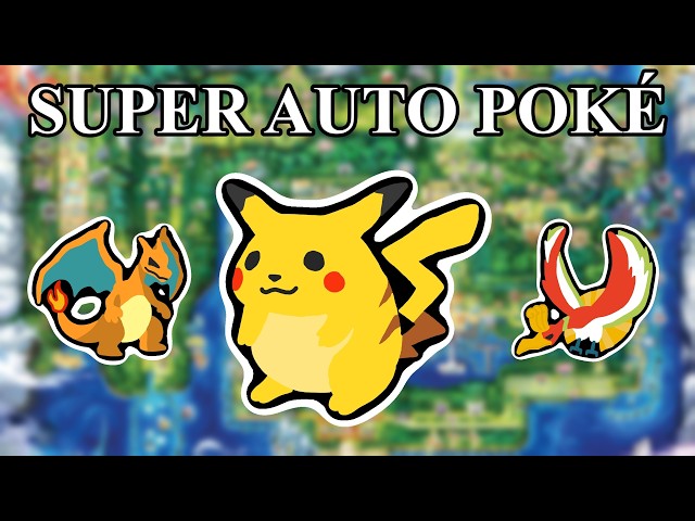 Pokémon but it's Super Auto Pets
