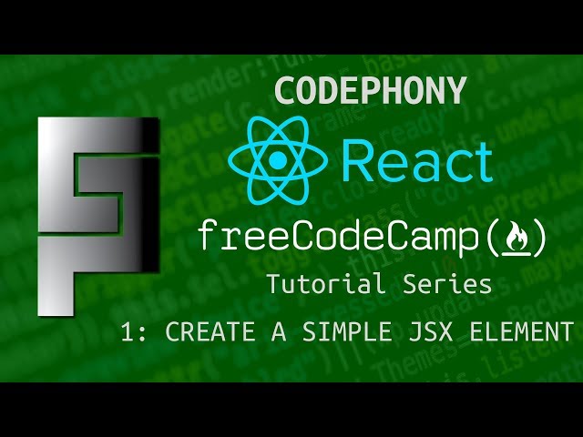 React.js - Challenge 1 | FreeCodeCamp Tutorial