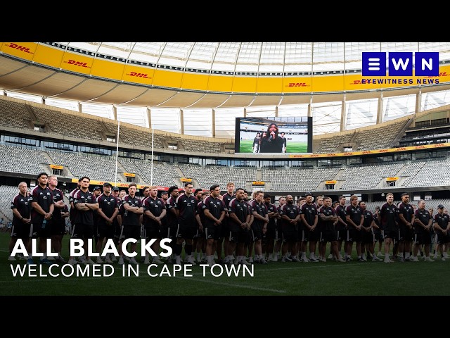 All Blacks welcomed in Cape Town