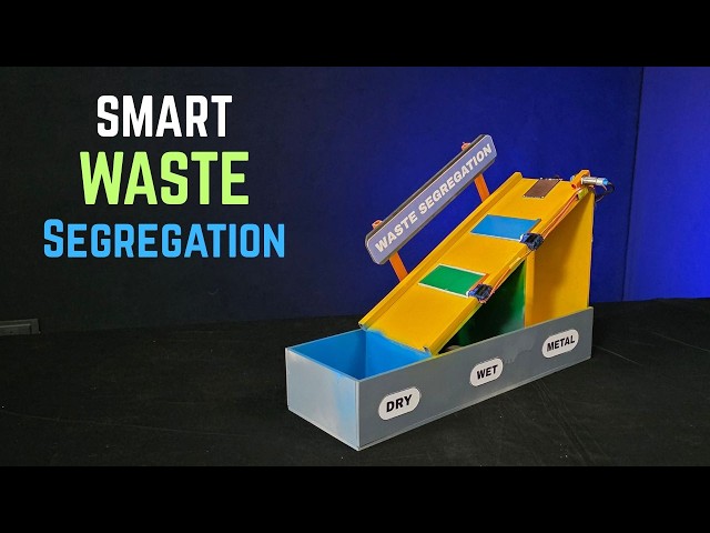 Smart Waste Segregation Project | Metal, Wet & Dry Automatic System