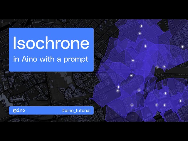 How to create isochrones with a prompt
