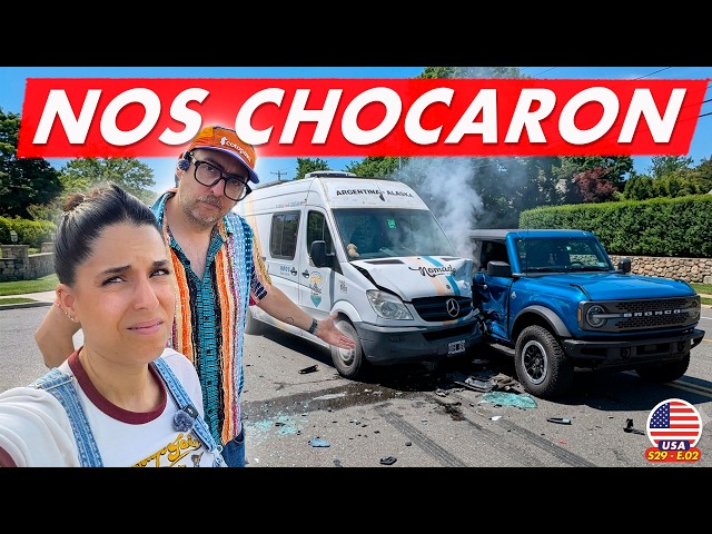 😱 NOS CHOCARON LA FURGONETA EN ESTADOS UNIDOS 🇺🇸