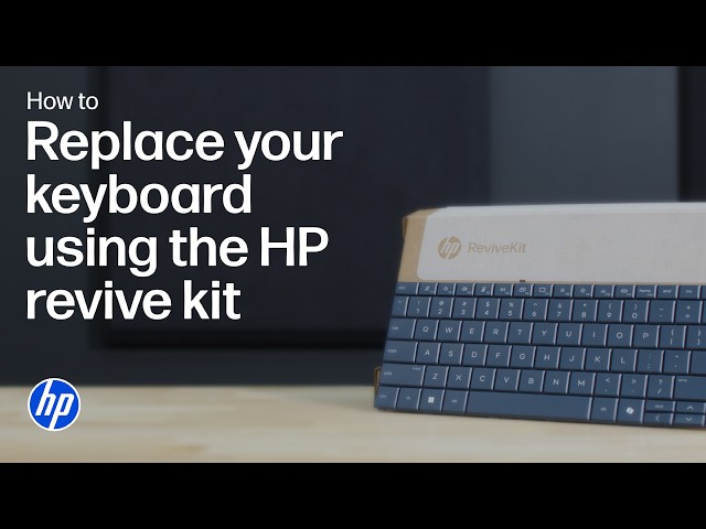 How to Replace your Keyboard using the HP Revive kit | HP Support