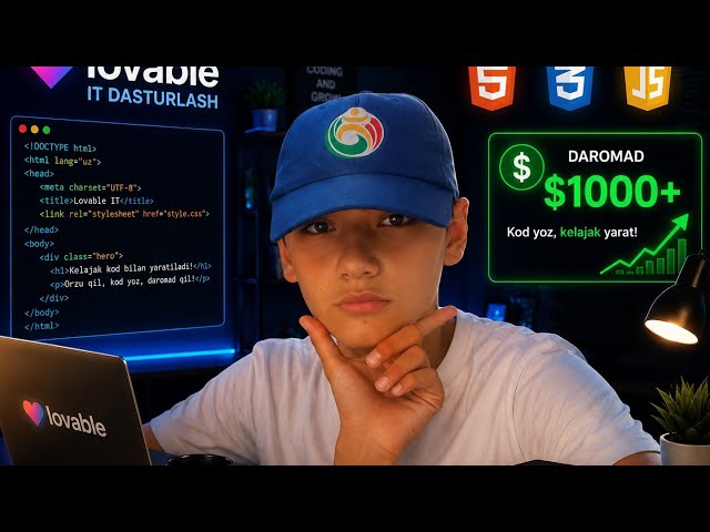 It dasturlash 1-dars 💻 Lovable.