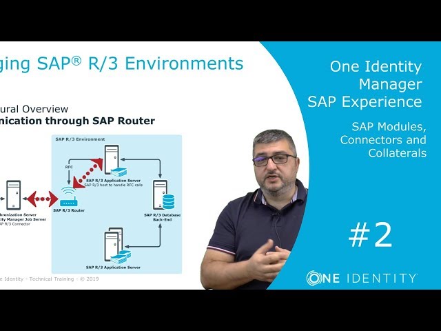 One Identity Manager | SAP Experience #2  | SAP Modules, Connectors and Collaterals
