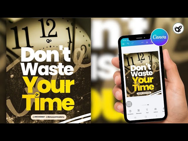 Create This Canva Design in Just 22 Minutes Using Your Phone