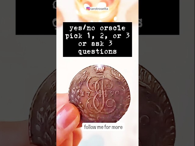 YES OR NO SHORTS 🔮 LUCKY COIN ORACLE 🔮 YES OR NO QUICK ANSWER 🔮 PICK NUMBER 1, 2, OR 3 🔮  #yesno