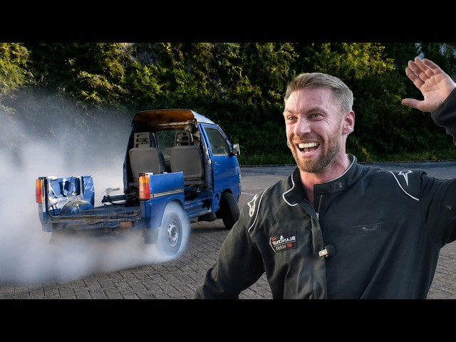 FIRST DRIVE OF THE MOTORBIKE ENGINE SWAPPED PIAGGIO!