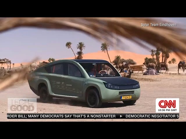 Tech for Good: Dutch students unveil the world's first off-road solar car